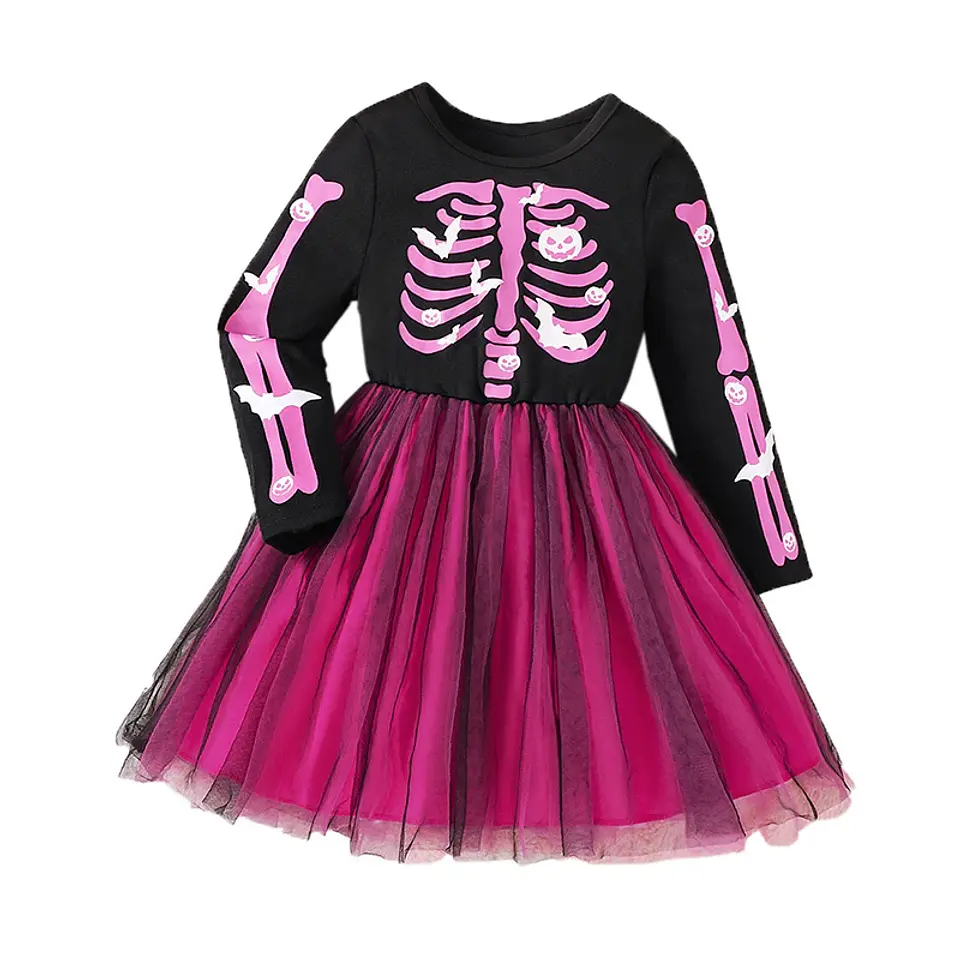 Rainbow Skeleton Dress – Glow-in-Dark Halloween 2
