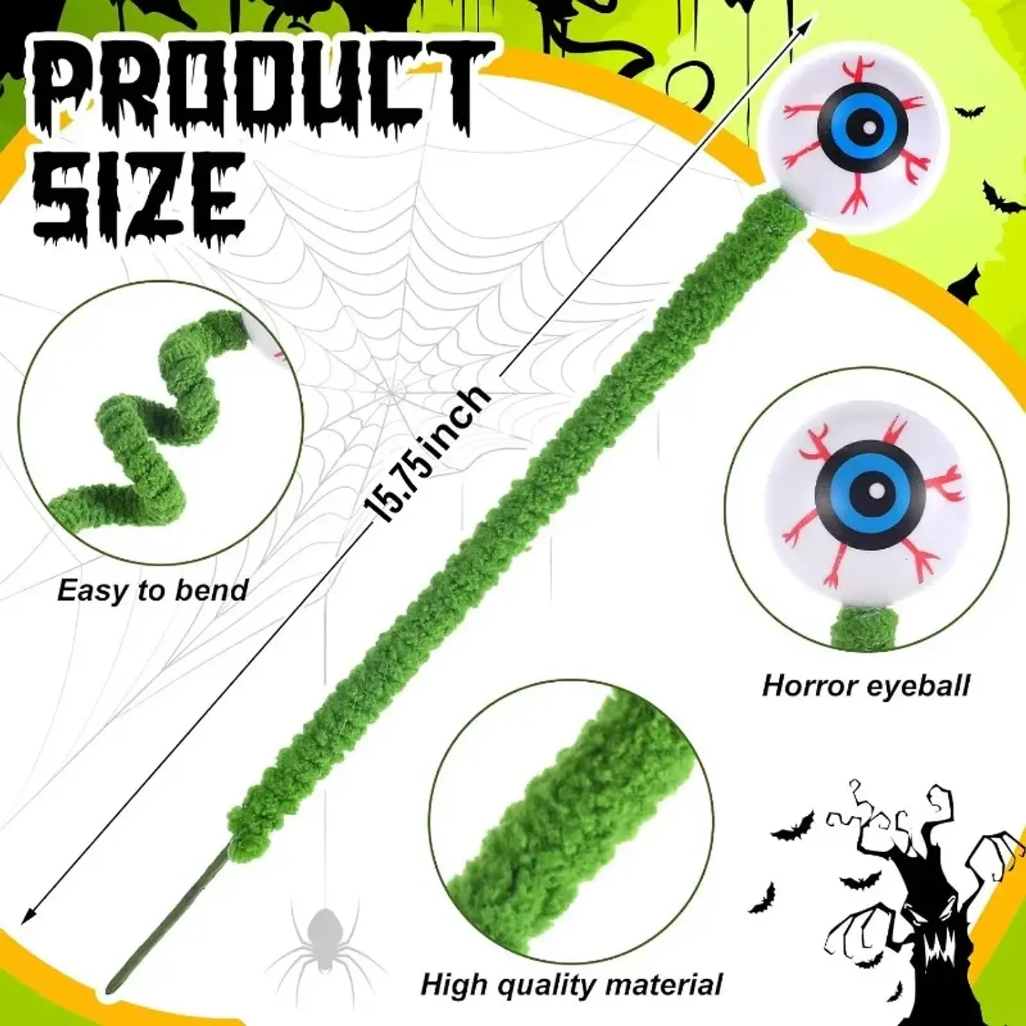 Halloween Eyeball Twisting Stick Decoration 6