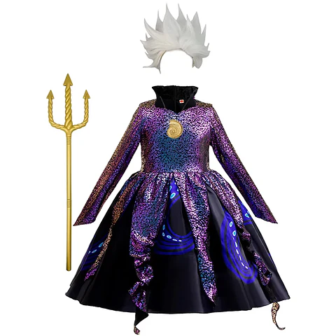 Sea Witch Octopus Costume Dress – Girls Halloween