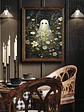 Retro Ghost Canvas Print – Halloween Wall Art - thumbnail 5