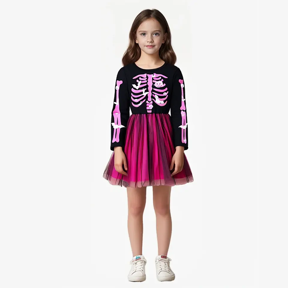 Rainbow Skeleton Dress – Glow-in-Dark Halloween 4