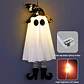 LED Light-Up Witch & Ghost Hanging Ornaments - thumbnail 6