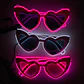 LED Glow Glasses – EL Wire Party Accessory - thumbnail 3