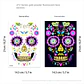 Fluorescent Face Tattoo Stickers – Halloween - thumbnail 7