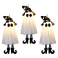 LED Light-Up Witch & Ghost Hanging Ornaments - thumbnail 7