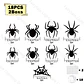3D LED Bat Spider Night Light – Halloween Decor - thumbnail 8