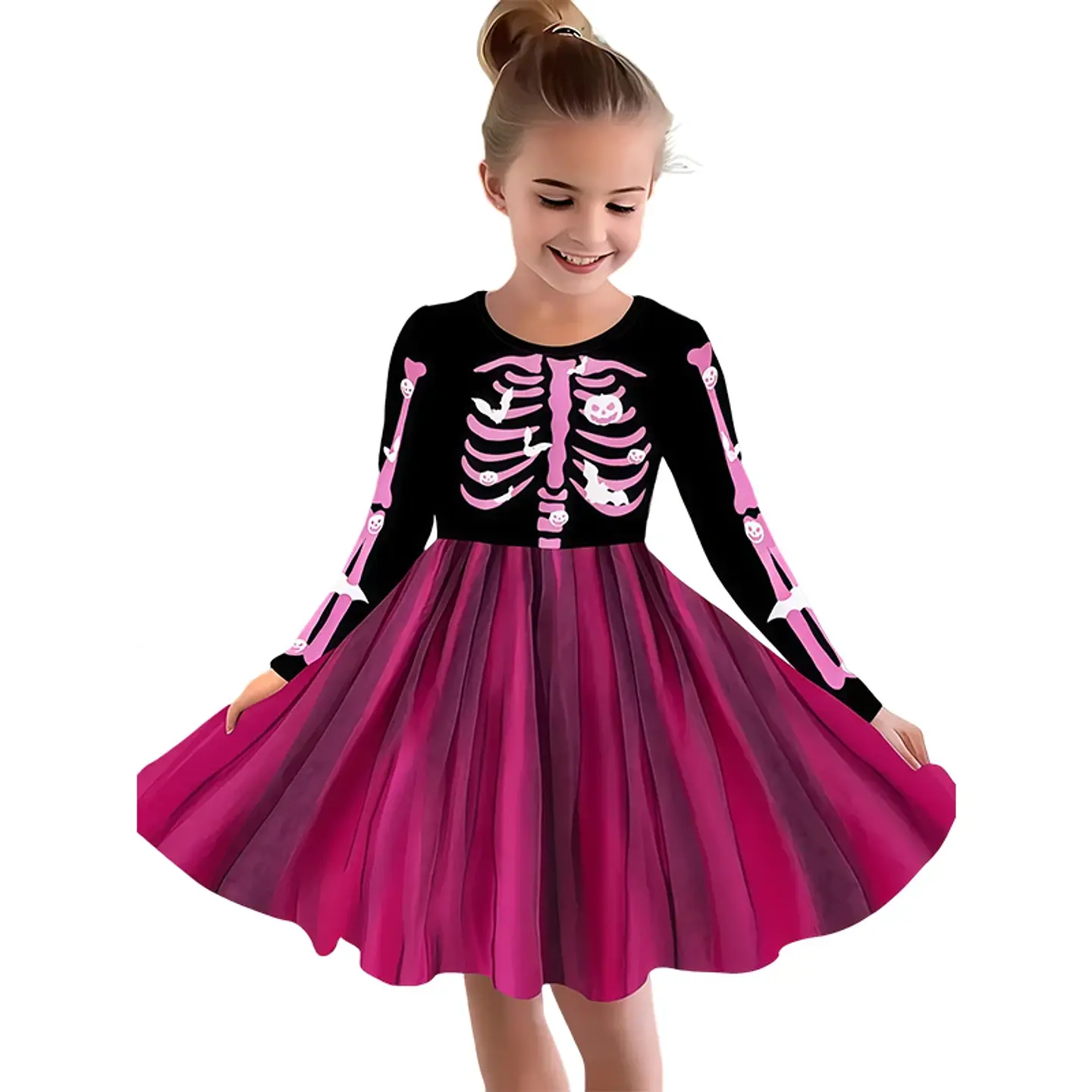 Rainbow Skeleton Dress – Glow-in-Dark Halloween 6