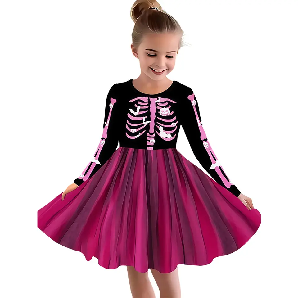 Rainbow Skeleton Dress – Glow-in-Dark Halloween 6