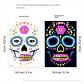 Fluorescent Face Tattoo Stickers – Halloween - thumbnail 9