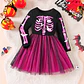 Rainbow Skeleton Dress – Glow-in-Dark Halloween - thumbnail 7