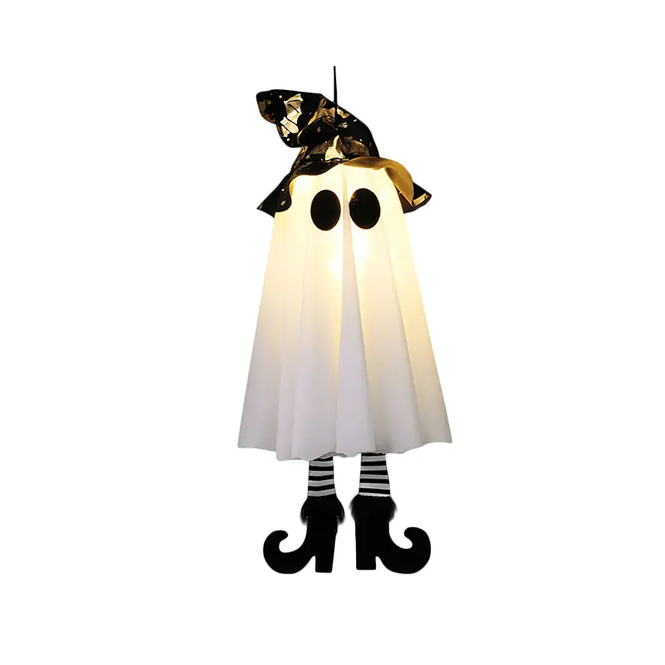 LED Light-Up Witch & Ghost Hanging Ornaments 9