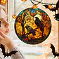 Static Glass Window Stickers – Halloween Castle & Cat - thumbnail 5