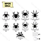 3D LED Bat Spider Night Light – Halloween Decor - thumbnail 9