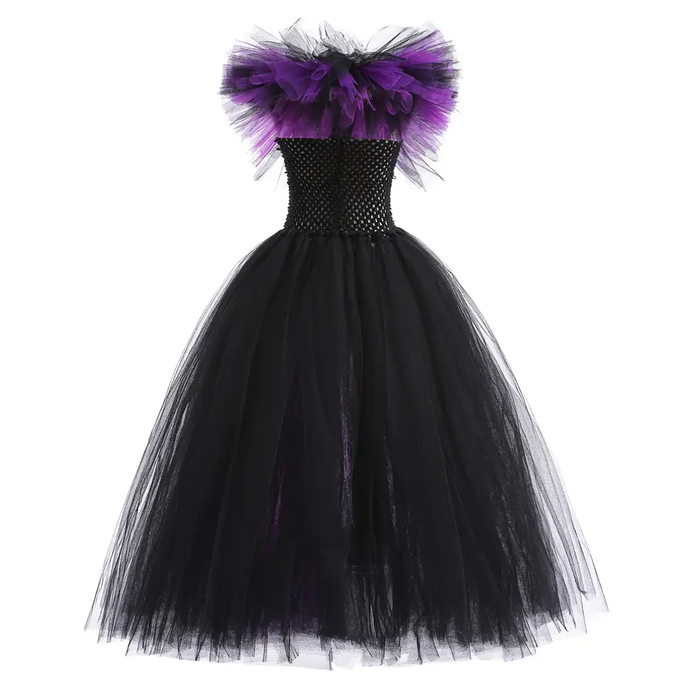 Deluxe Witch Costume Dress – Girls Halloween Cosplay 3