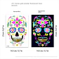 Fluorescent Face Tattoo Stickers – Halloween - thumbnail 11