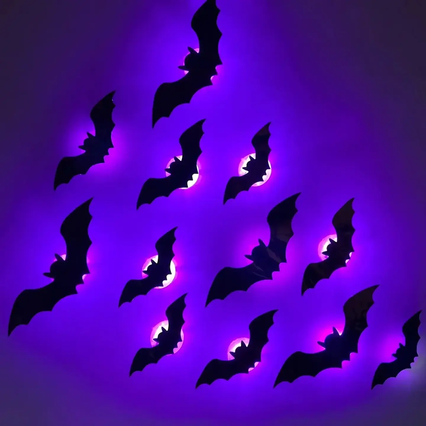 3D LED Bat Spider Night Light – Halloween Decor 10