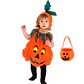 Pumpkin Baby Costume Set – Halloween Cosplay - thumbnail 8