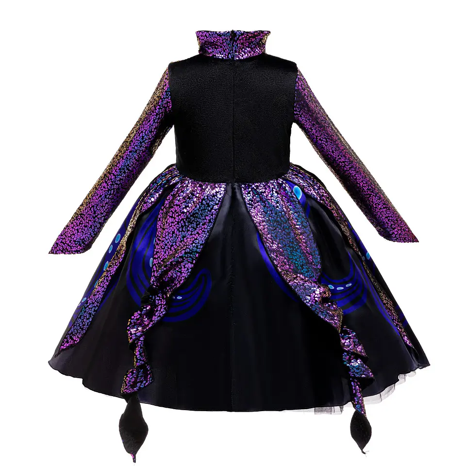 Sea Witch Octopus Costume Dress – Girls Halloween 4