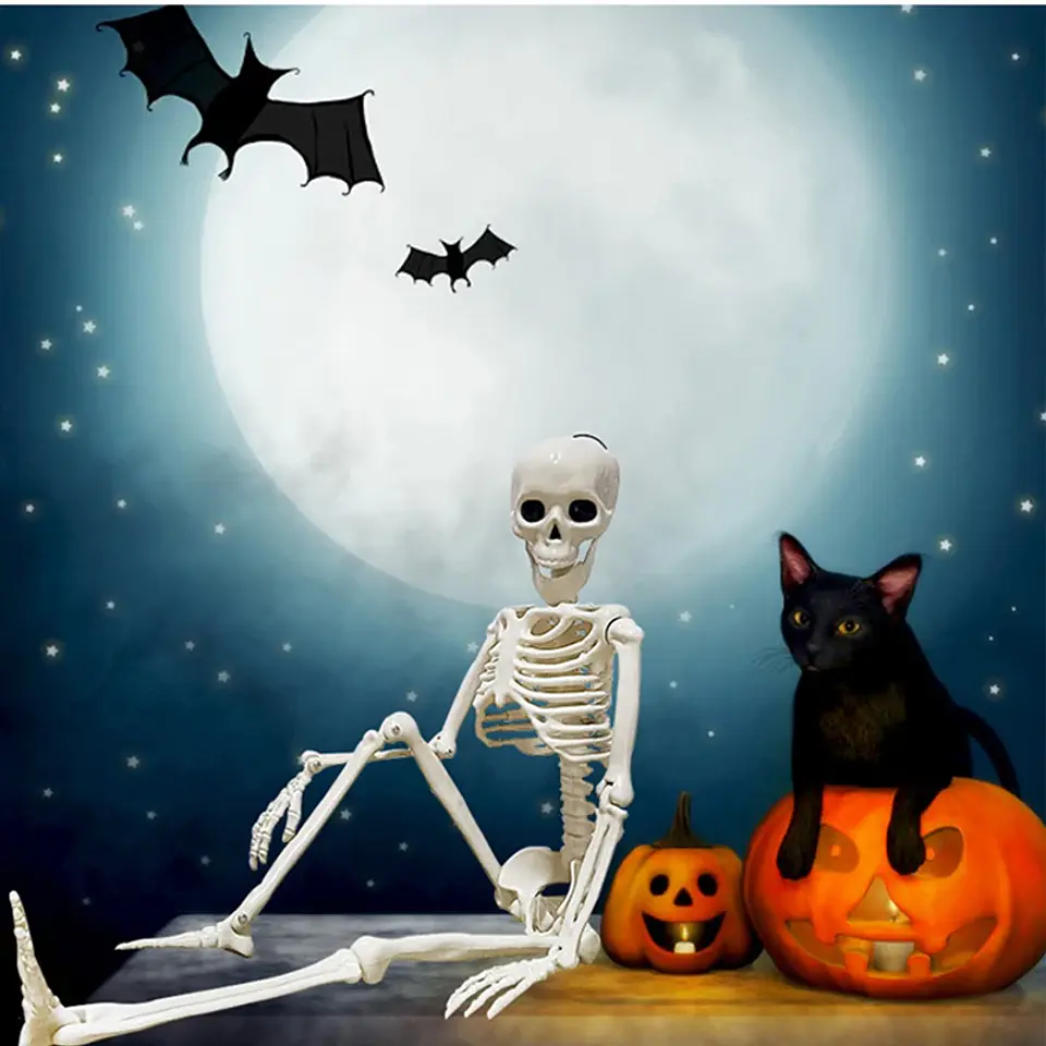 Movable Skeleton Decoration – Halloween Prop 9