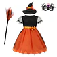 Witch Costume Set for Kids – Halloween Cosplay - thumbnail 8