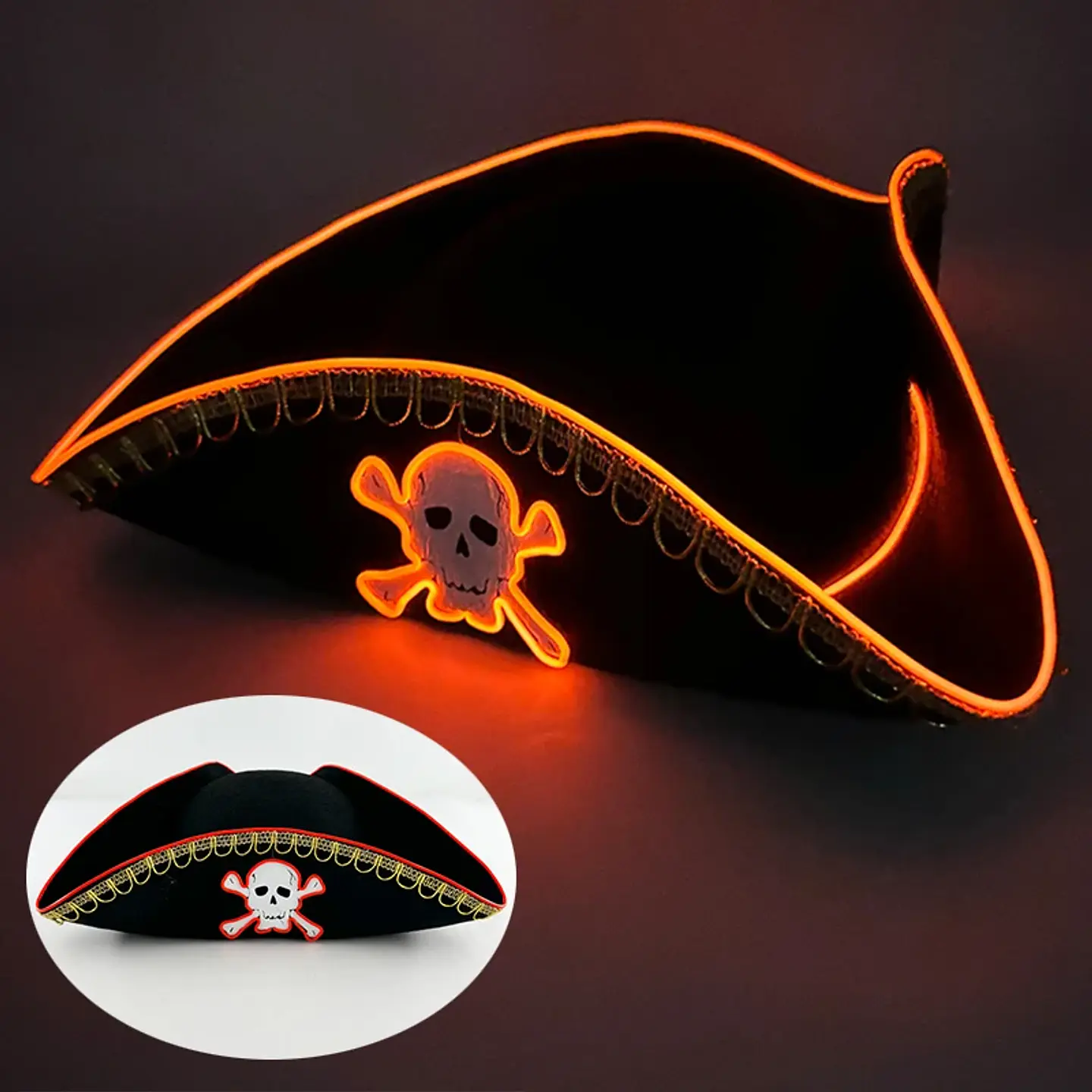 LED Glowing Party Hat & Glasses – Halloween 7