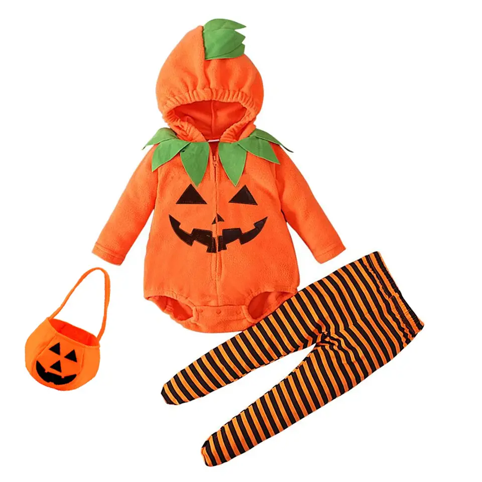 Pumpkin Cosplay Baby Costume – Halloween Jumpsuit 18