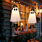LED Light-Up Witch & Ghost Hanging Ornaments - thumbnail 13