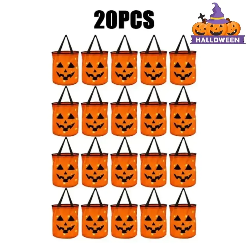 LED Glow-in-the-Dark Candy Bucket – Halloween 7