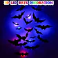 3D LED Bat Spider Night Light – Halloween Decor - thumbnail 12