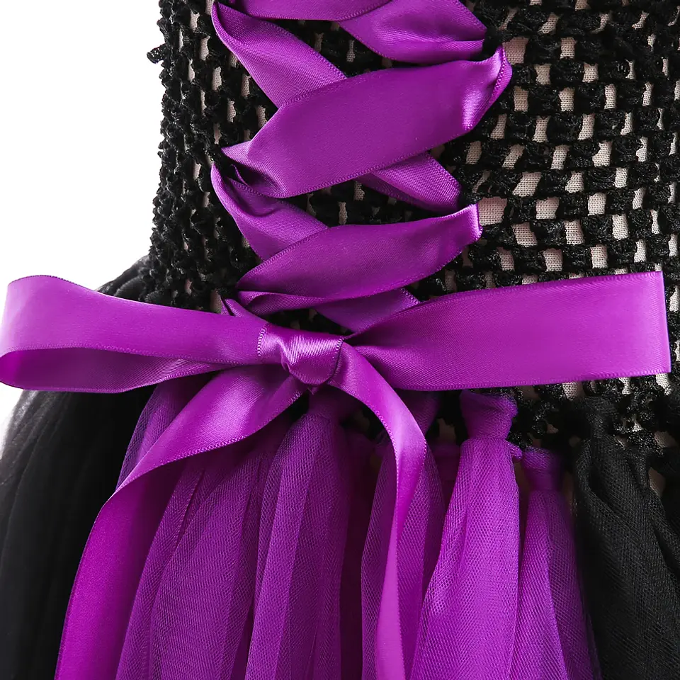 Deluxe Witch Costume Dress – Girls Halloween Cosplay 6