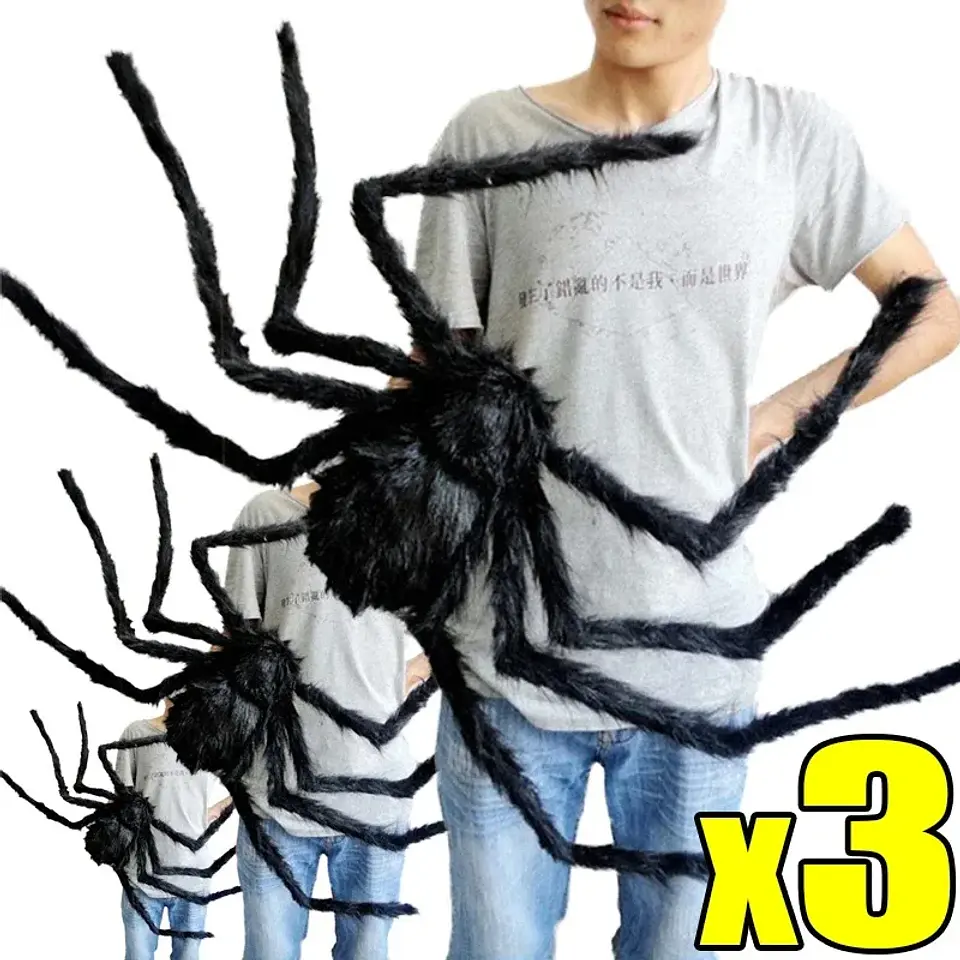 Giant Plush Spider – Halloween Decoration 14