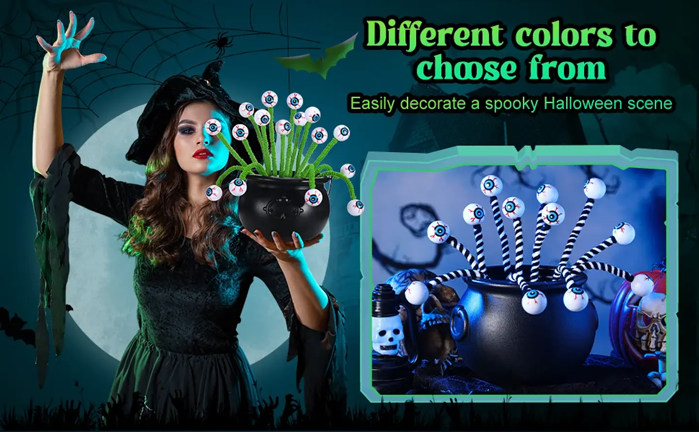 Halloween Eyeball Twisting Stick Decoration 12