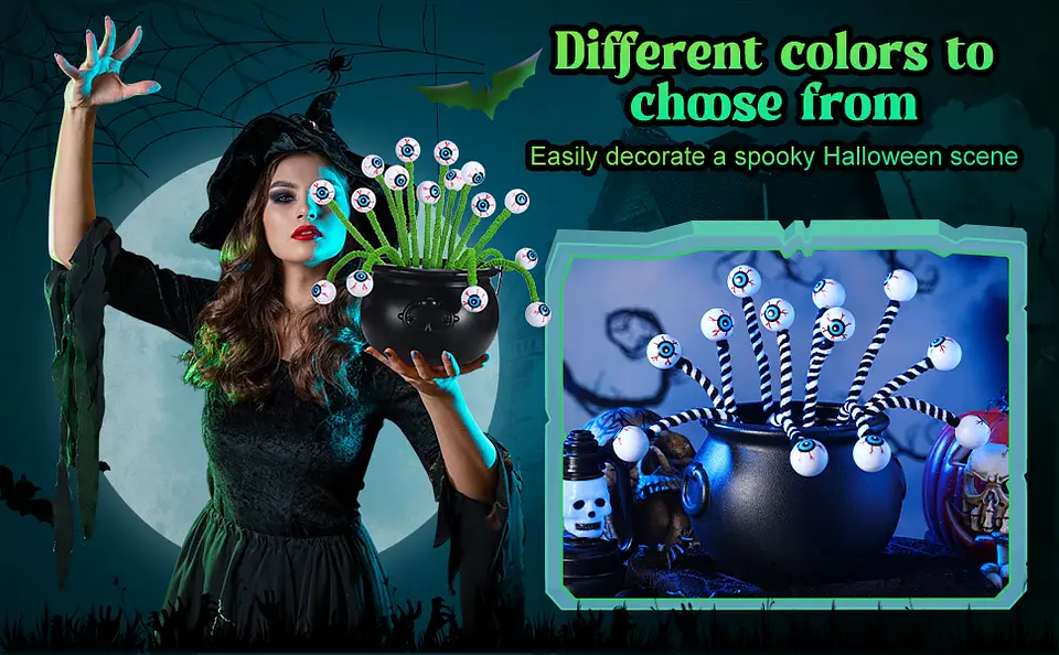 Halloween Eyeball Twisting Stick Decoration 12