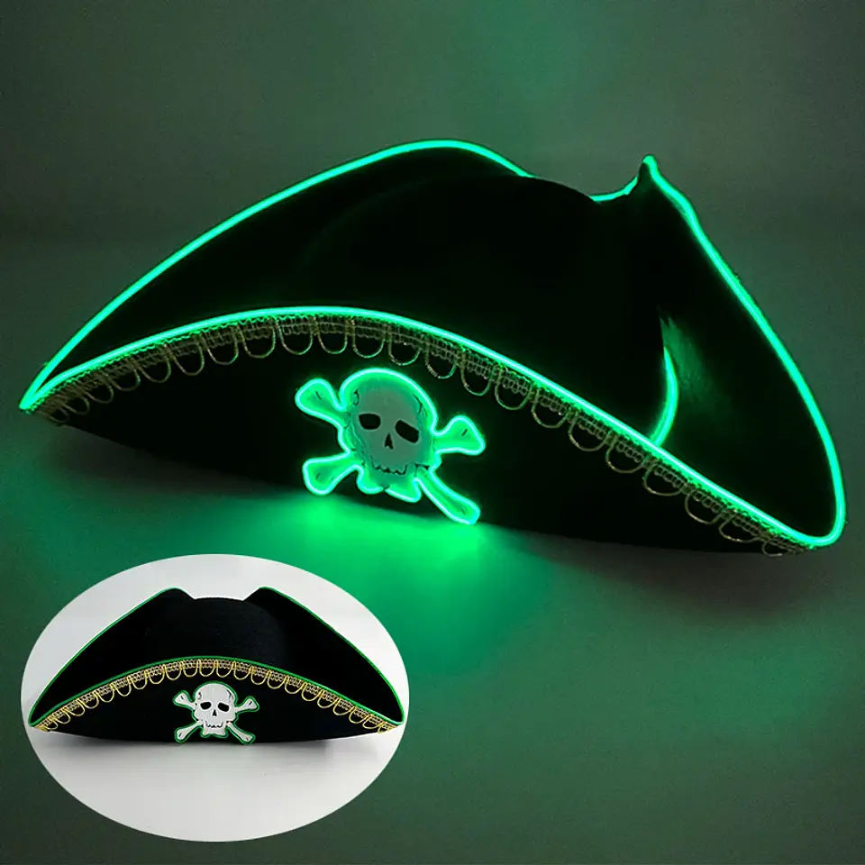 LED Glowing Party Hat & Glasses – Halloween 8
