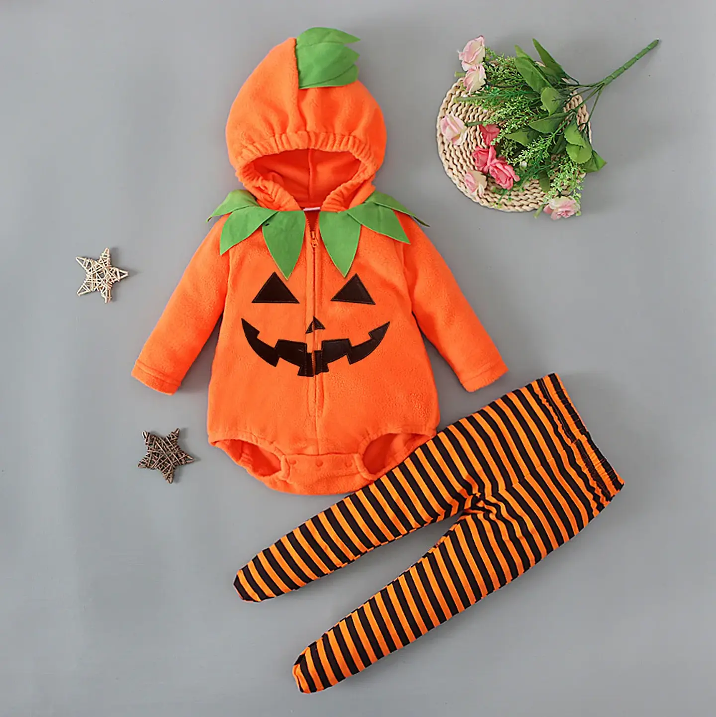 Pumpkin Cosplay Baby Costume – Halloween Jumpsuit 21