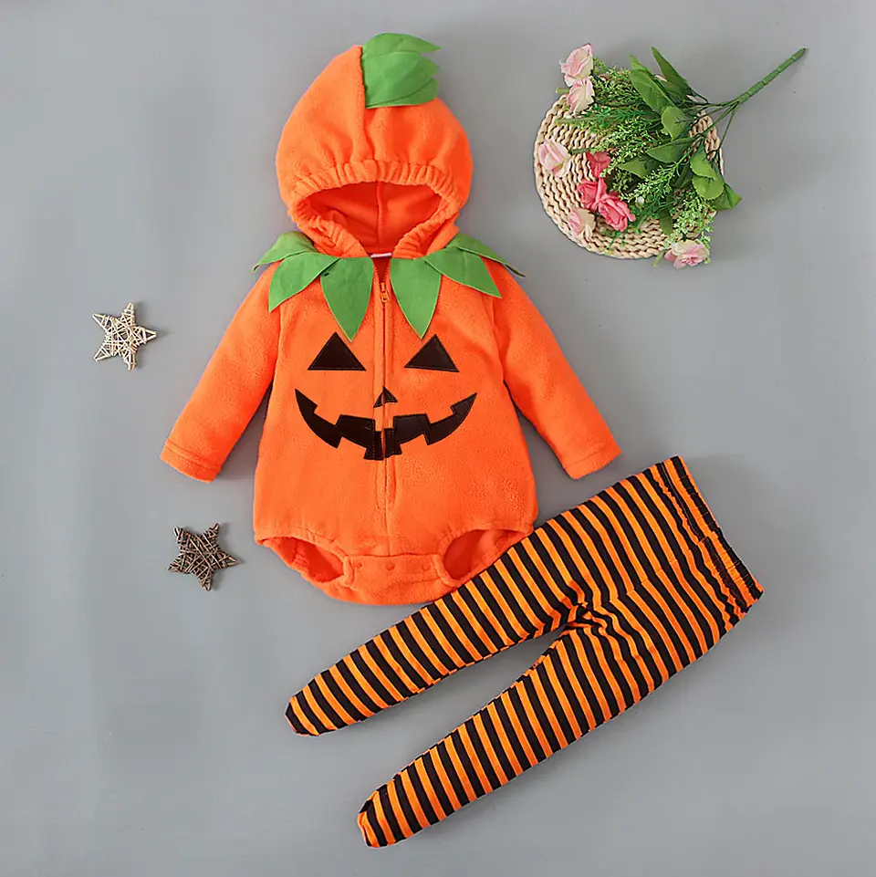 Pumpkin Cosplay Baby Costume – Halloween Jumpsuit 21