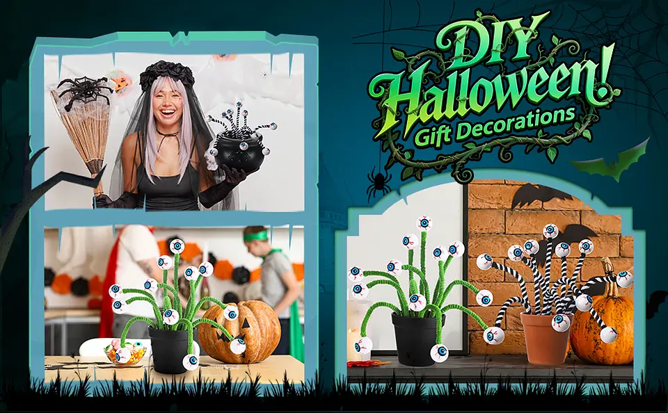 Halloween Eyeball Twisting Stick Decoration 13