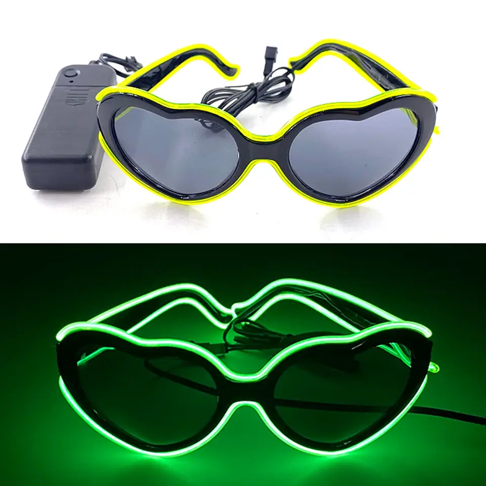 LED Glow Glasses – EL Wire Party Accessory 11