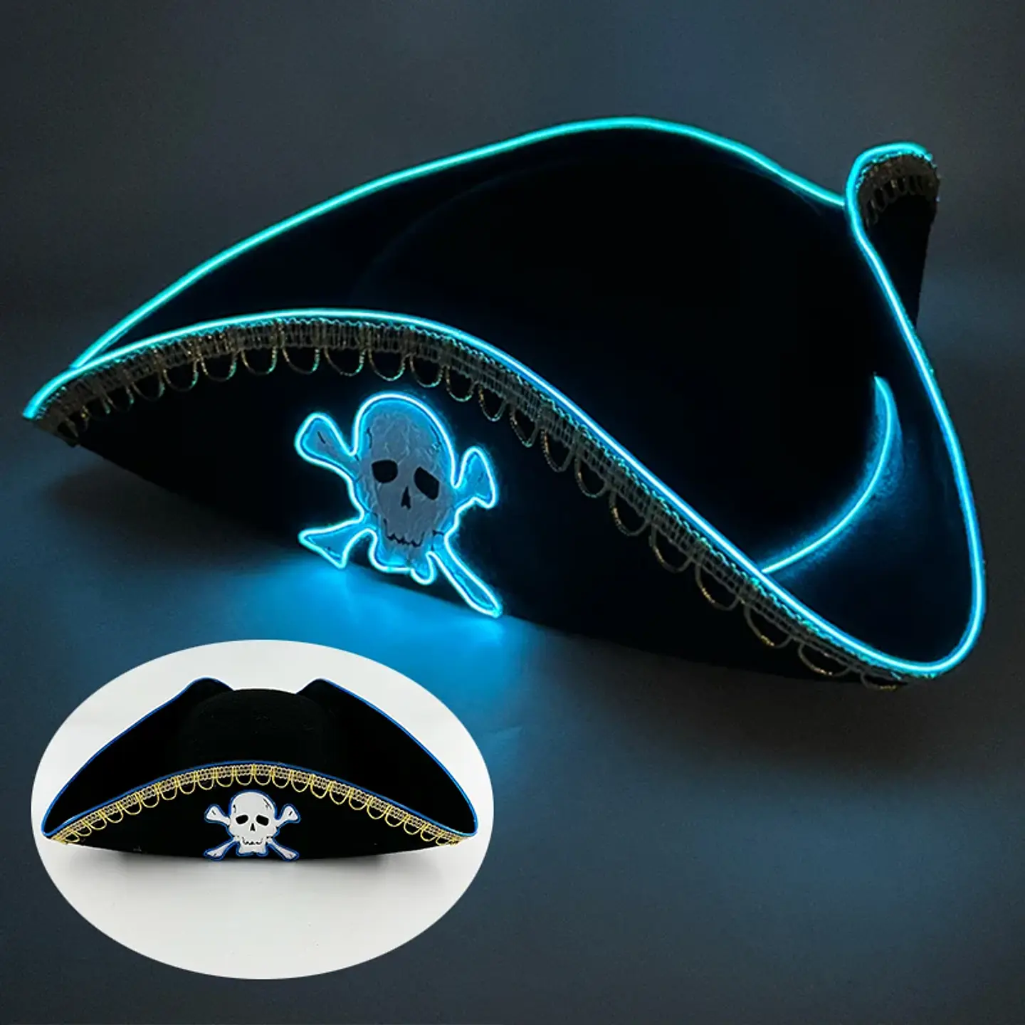 LED Glowing Party Hat & Glasses – Halloween 9