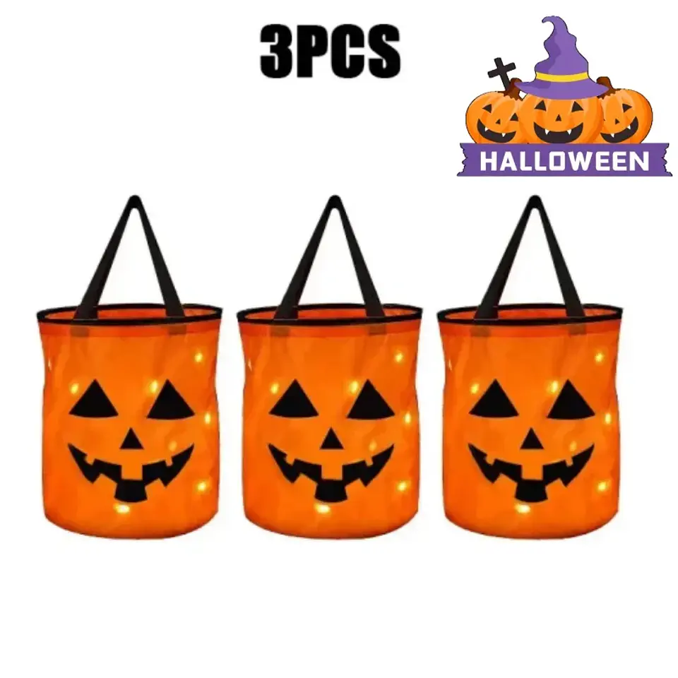 LED Glow-in-the-Dark Candy Bucket – Halloween 8