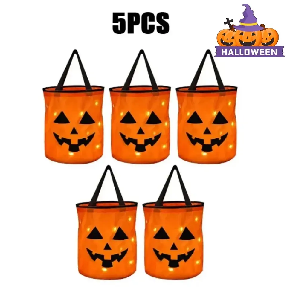 LED Glow-in-the-Dark Candy Bucket – Halloween 9