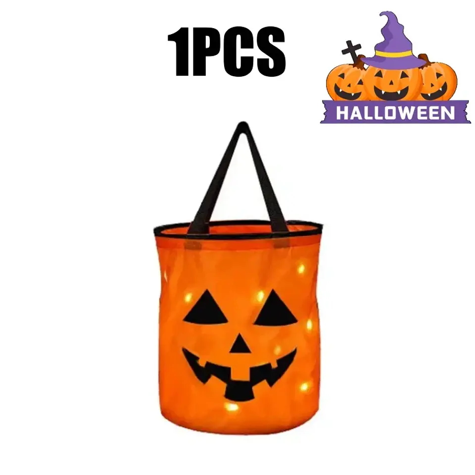 LED Glow-in-the-Dark Candy Bucket – Halloween 10