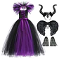 Deluxe Witch Costume Dress – Girls Halloween Cosplay - thumbnail 9