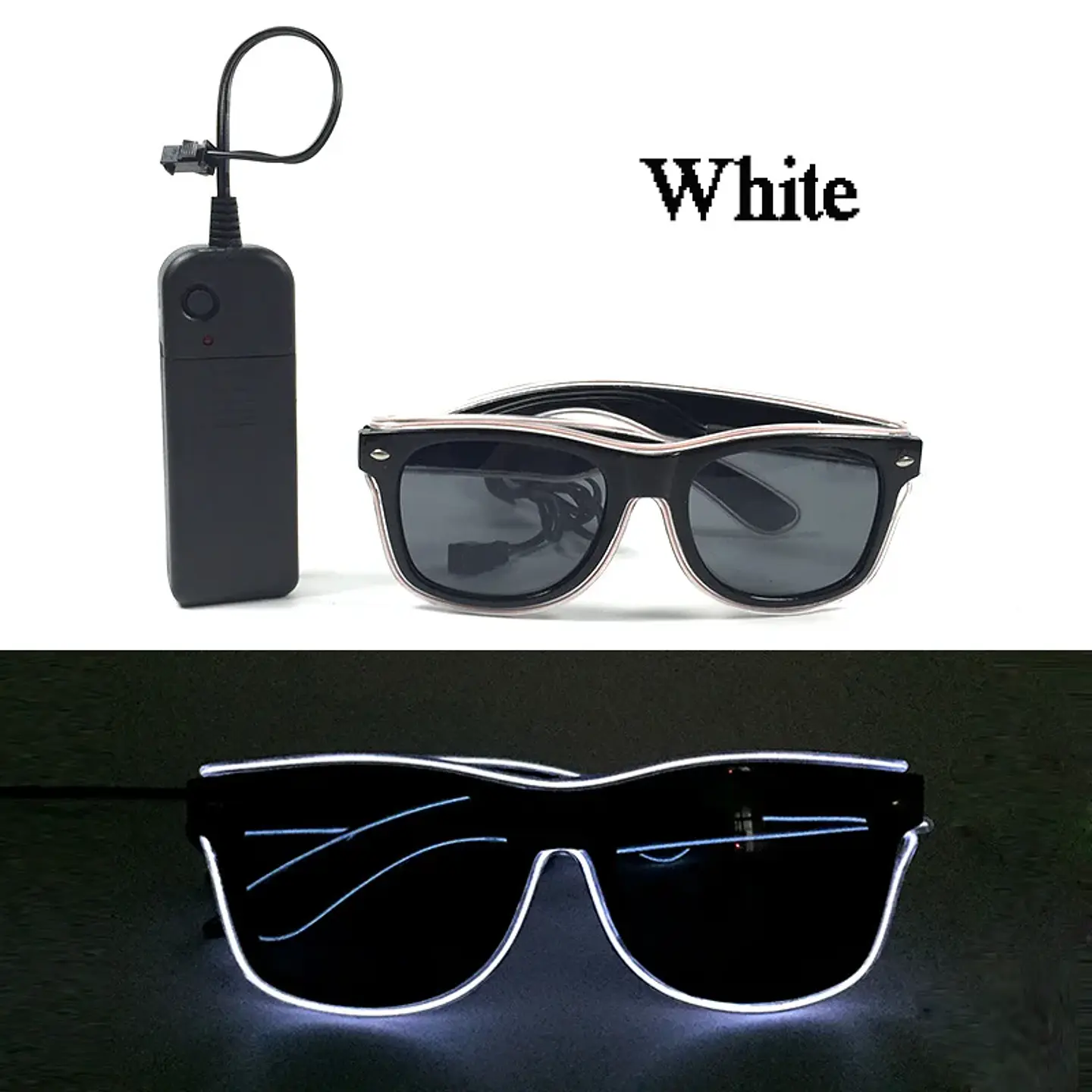LED Glow Glasses – EL Wire Party Accessory 13