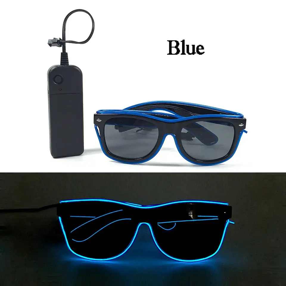 LED Glow Glasses – EL Wire Party Accessory 14