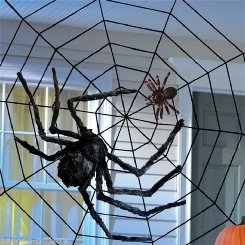 Giant Plush Spider – Halloween Decoration 20