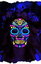 Fluorescent Face Tattoo Stickers – Halloween - thumbnail 15