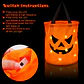 LED Glow-in-the-Dark Candy Bucket – Halloween - thumbnail 14