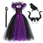 Deluxe Witch Costume Dress – Girls Halloween Cosplay - thumbnail 11