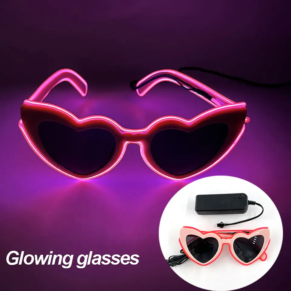 LED Glowing Party Hat & Glasses – Halloween 13